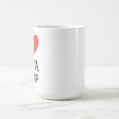 溶岩ランプが好き コーヒーマグカップ (中央)