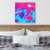 溶岩ランプの内側 キャンバスプリント (インサイチュ (寝室))