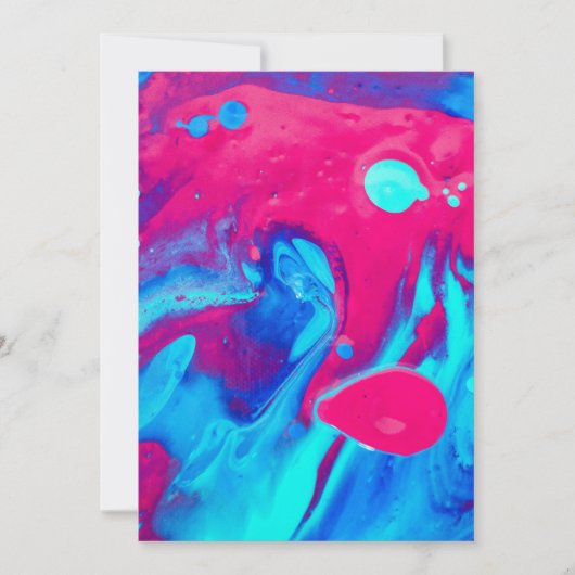 溶岩ランプの内側 サンキューカード (正面)