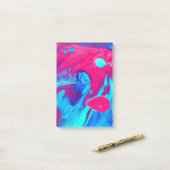 溶岩ランプの内側 ポストイット (デスク上)