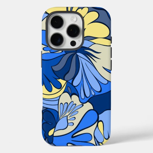 溶岩ランプの花のレトロの穹窖のiPhone 5の場合 Case-Mate iPhoneケース (裏面)