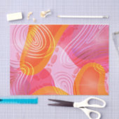 溶岩ランプティッシュペーパー 薄葉紙 (クラフト)