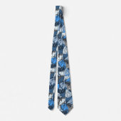 溶岩ランプフローラレトロ両面 ネクタイ (裏面)