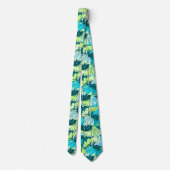 溶岩ランプフローラレトロ両面 ネクタイ (裏面)