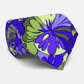 溶岩ランプフローラレトロ両面 ネクタイ (ロール)