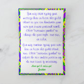 [溶岩ランプ]オペアートスワール&ドットすべての行事 カード (内部)