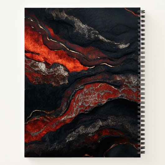 溶岩レース ノートブック (裏面)