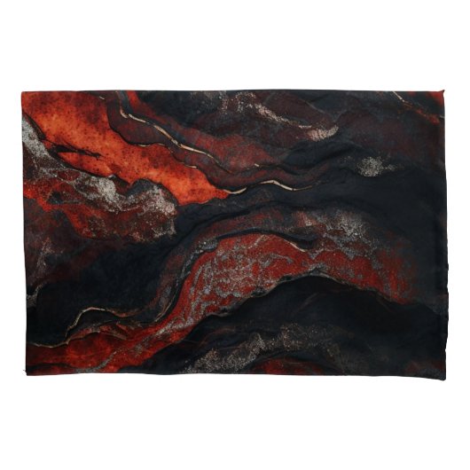 溶岩レース 枕カバー (正面)