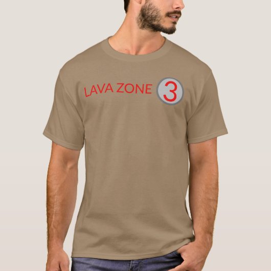 溶岩地帯3 Tシャツ (正面)