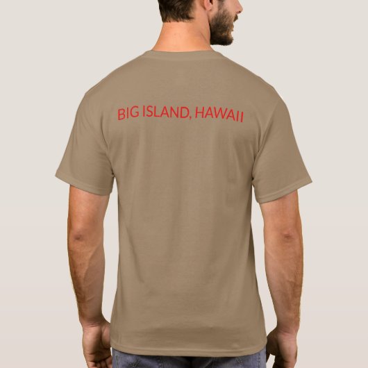 溶岩地帯3 Tシャツ (裏面)