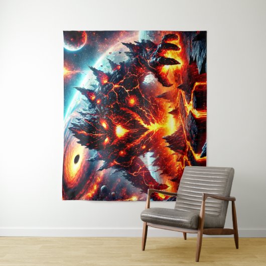 溶岩怪獣 タペストリー (インサイチュ)