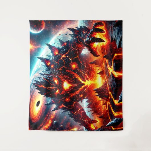 溶岩怪獣 タペストリー (正面)