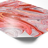 溶岩抽象芸術絵画ズ |最高の抽象芸術最高傑作 フォトプリント (角)