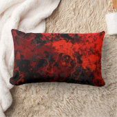 溶岩抽象芸術 ランバークッション (ブランケット)