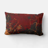 溶岩抽象芸術 ランバークッション (裏面)