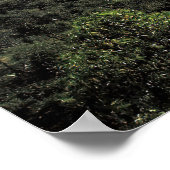 溶岩流を吹く ポスター (角)