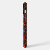 溶岩流シームレスパターン iPhoneケース (左側面)