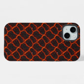 溶岩流シームレスパターン iPhoneケース (裏面横)