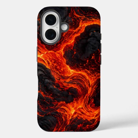 溶岩流紋様 Case-Mate iPhoneケース (裏面)