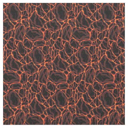 溶岩流 ファブリック (クローズアップ)