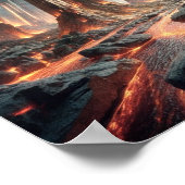 溶岩流 ポスター (角)