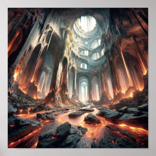 溶岩流 ポスター (正面)