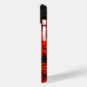 溶岩流 | 火山の炎のテクスチャ Case-Mate iPhoneケース (裏面 / 左)