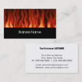 溶岩熱 名刺 (正面/裏面)