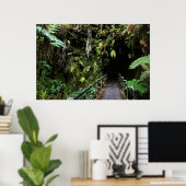 溶岩管キラウエア大島火山 ポスター (ホームオフィス)