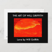 溶岩絵画葉書 ポストカード (正面/裏面)