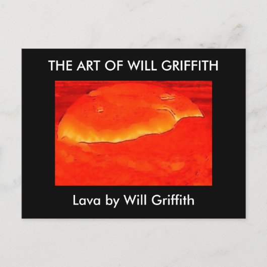 溶岩絵画葉書 ポストカード (正面)