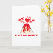 溶岩 カード (黄色い花)