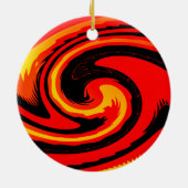 溶岩 セラミックオーナメント (裏面)