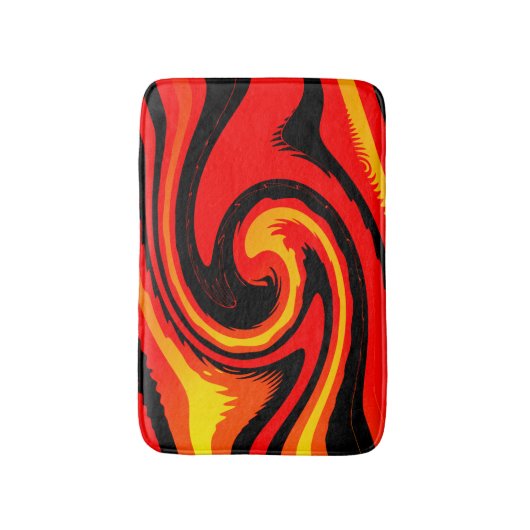 溶岩 バスマット (正面縦)