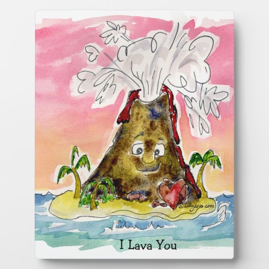 溶岩 フォトプラーク (正面)