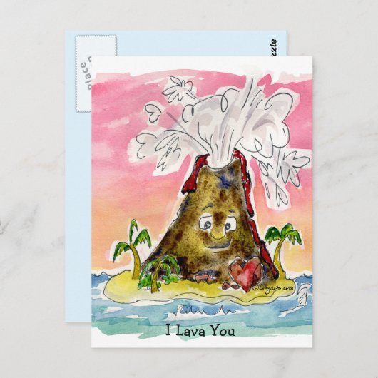 溶岩 ポストカード (正面/裏面)