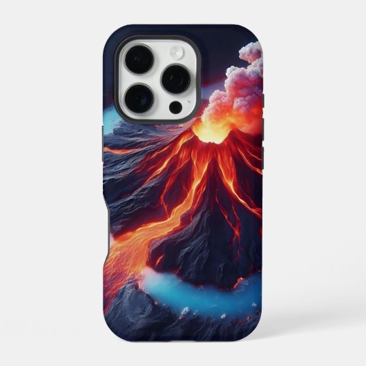 溶岩 iPhoneケース (裏面)