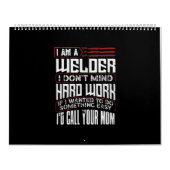 溶接おもしろい業者の贈り物 |ウェルダーパパ愛好者の贈り物 カレンダー (カバー)