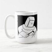 溶接および製造。鍛冶屋 コーヒーマグカップ (左)