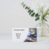 溶接および金属の仕事 名刺 (スタンド正面)