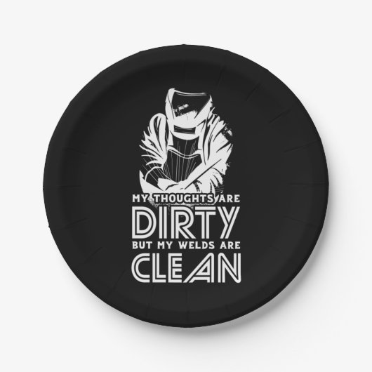 溶接が清潔である ペーパープレート (正面)