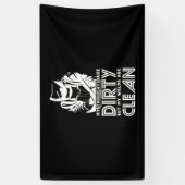 溶接が清潔である 横断幕 (縦)