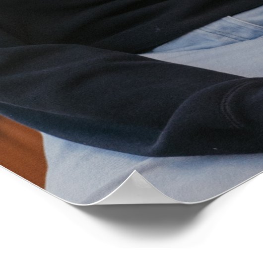 溶接されたジョブ溶接の卒業式おめでとう写真 ポスター (角)