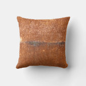 溶接された古い金属、錆のテクスチャ。 クッション (裏面)