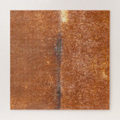 溶接された古い金属、錆のテクスチャ。 ジグソーパズル (横)