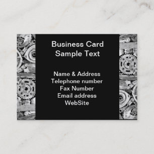 溶接された金属機械部品 名刺