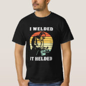 溶接で溶かした Tシャツ (正面)