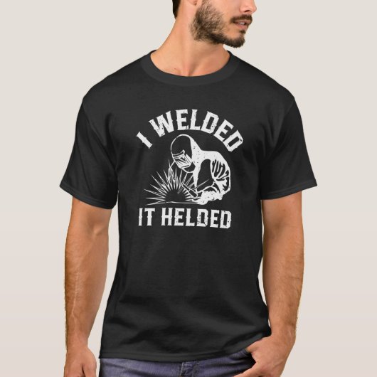 溶接で溶接人に最適なウェルダー Tシャツ (正面)