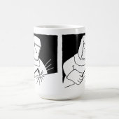 溶接と鍛造。鍛冶屋 コーヒーマグカップ (中央)