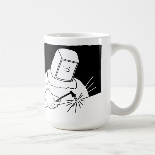 溶接と鍛造。鍛冶屋 コーヒーマグカップ (右)